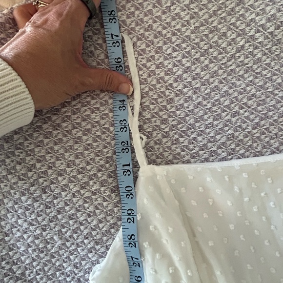 SHEIN White Backless Spaghetti-Strap Ruffle Dress - Picture 8 of 11